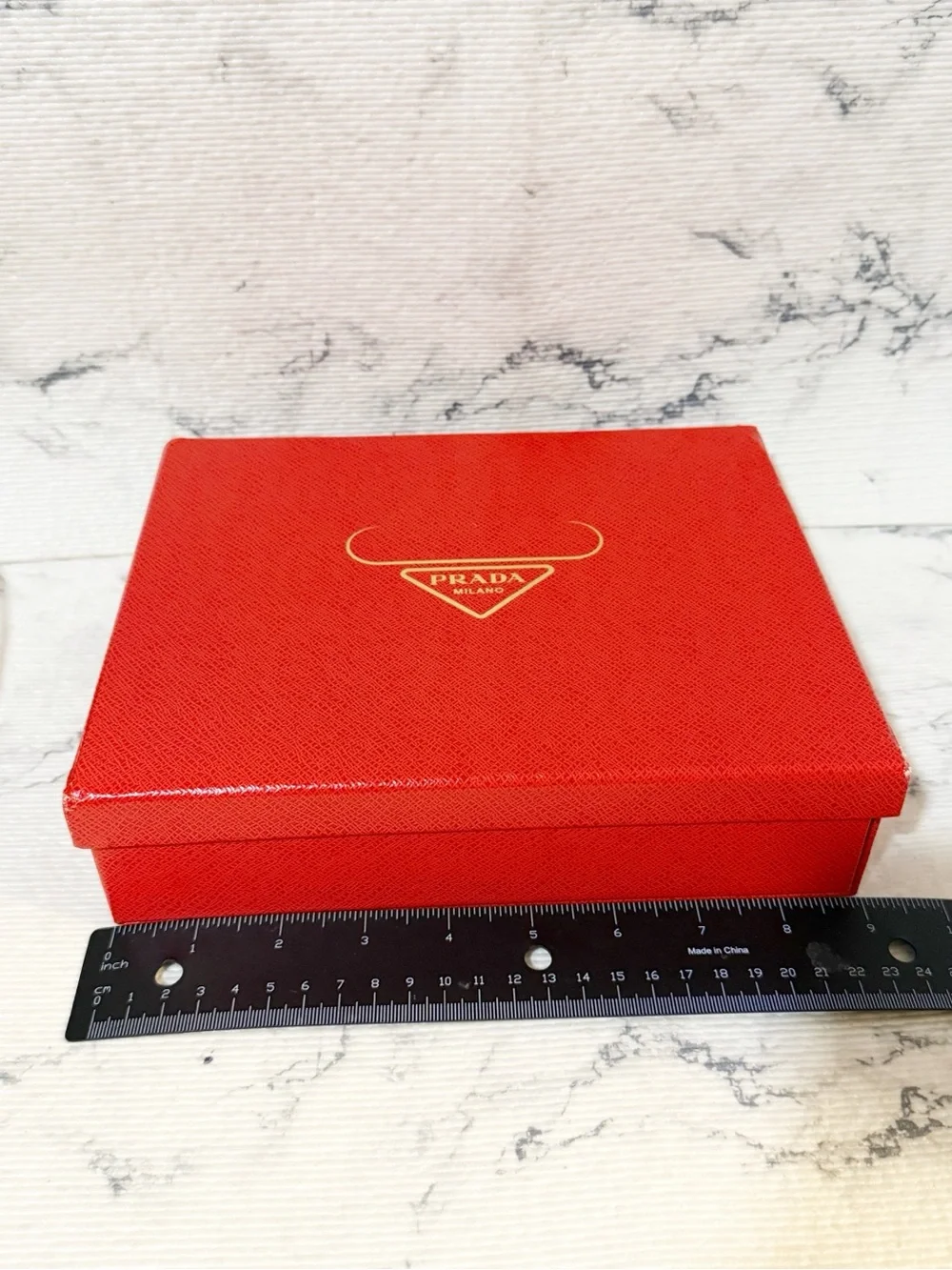 Prada Red Box for Storage / Decor Emopty - Picture 13 of 15